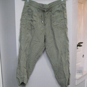 Dolcezza linen cropped pants large
